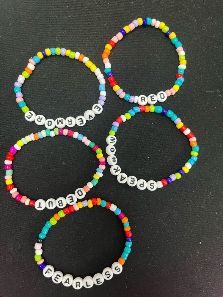 Taylor Swift Beaded Bracelet