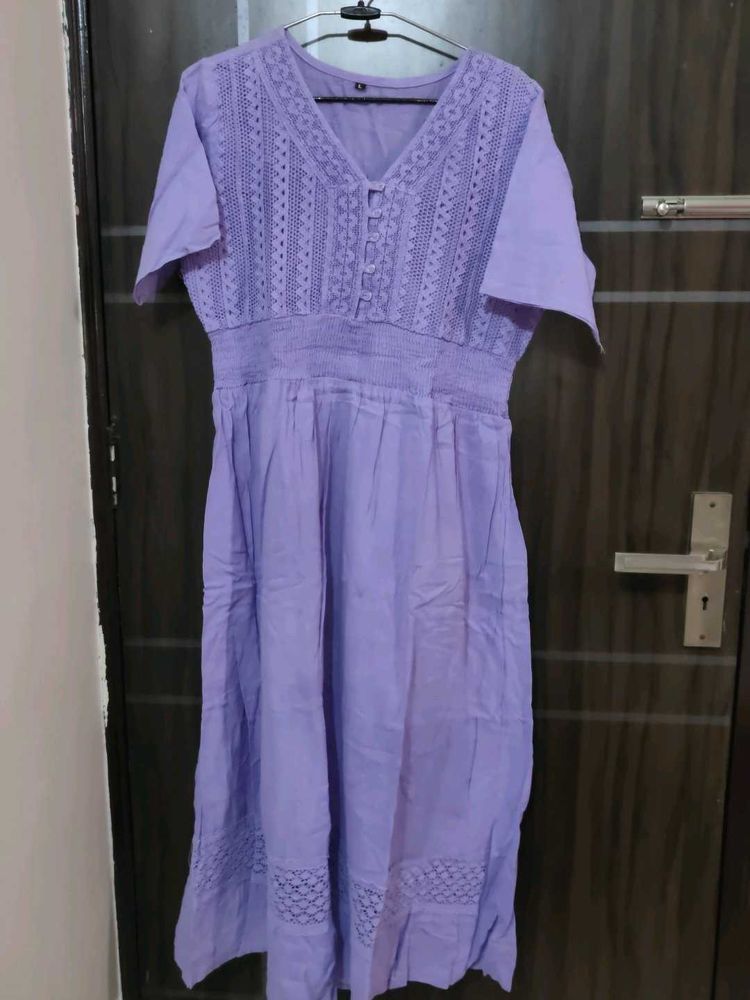 Beautiful Lavender Kurta