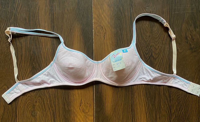 Pink Cotton Everyday Bra