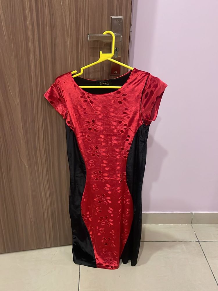 Designer One Piece Velvet Dress