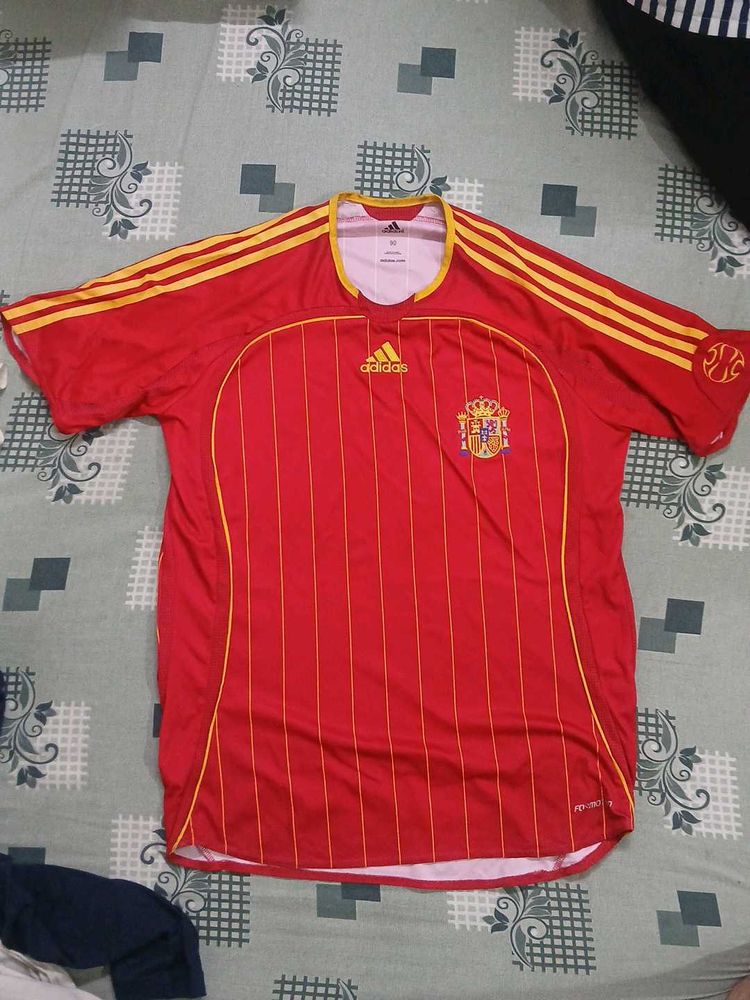 retro Spain 2006 National Football Team Jersey