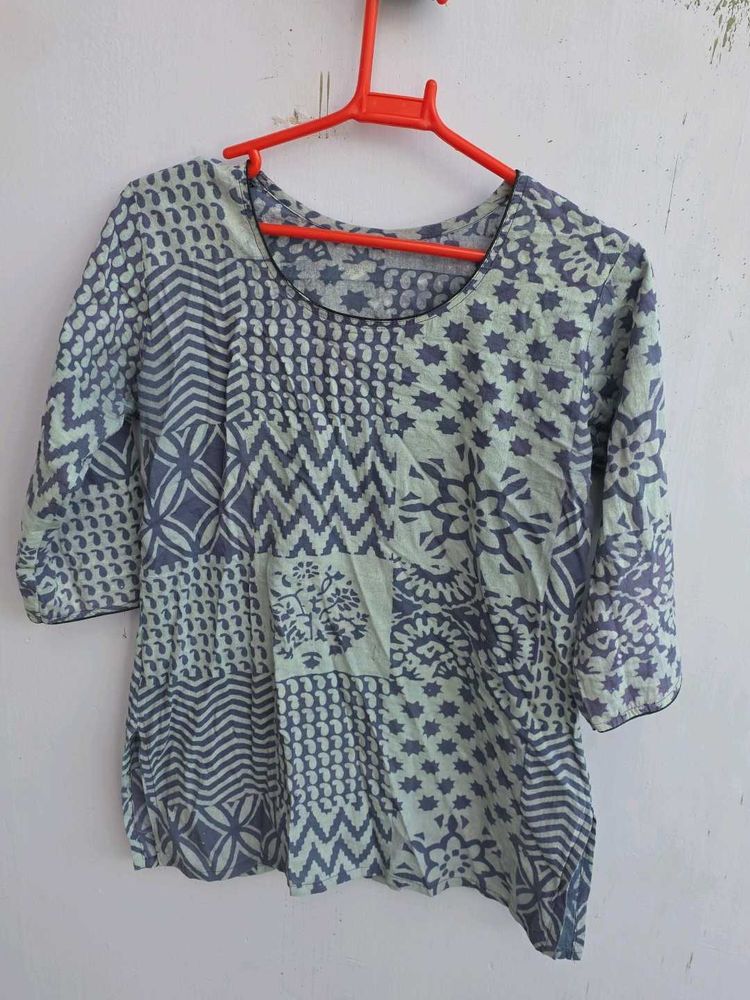 pure cotton short Kurta
