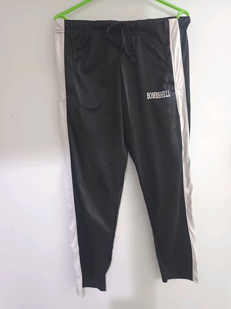 Bombshell Track Pants - Black &amp; White