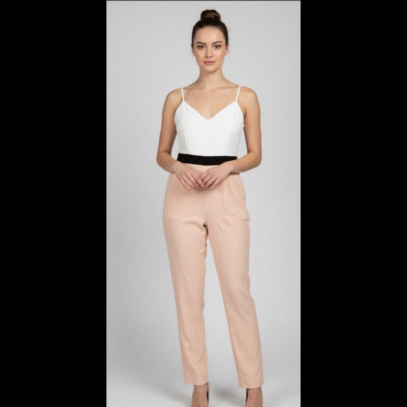 Elegant Colorblock Jumpsuit