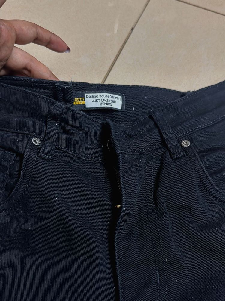 Black Denim Jeans