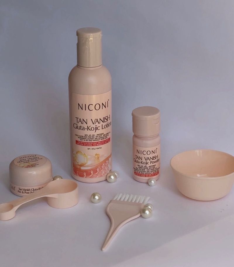NICONI Tan Vanish Gluta-Kojic Lotion Set