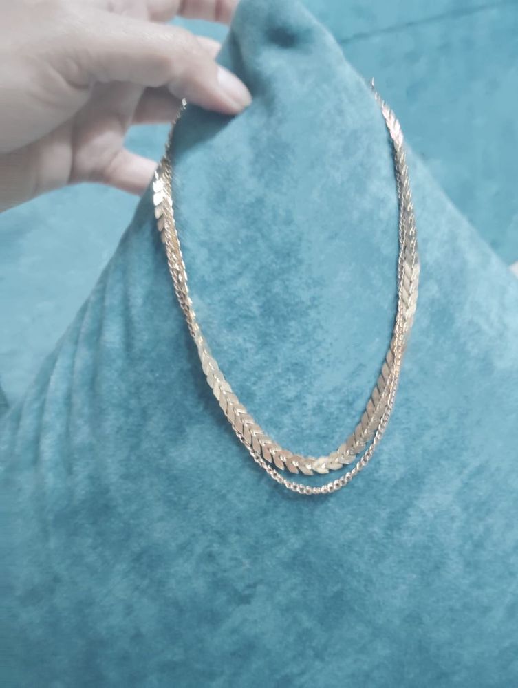 Gold Layered Chain Necklace