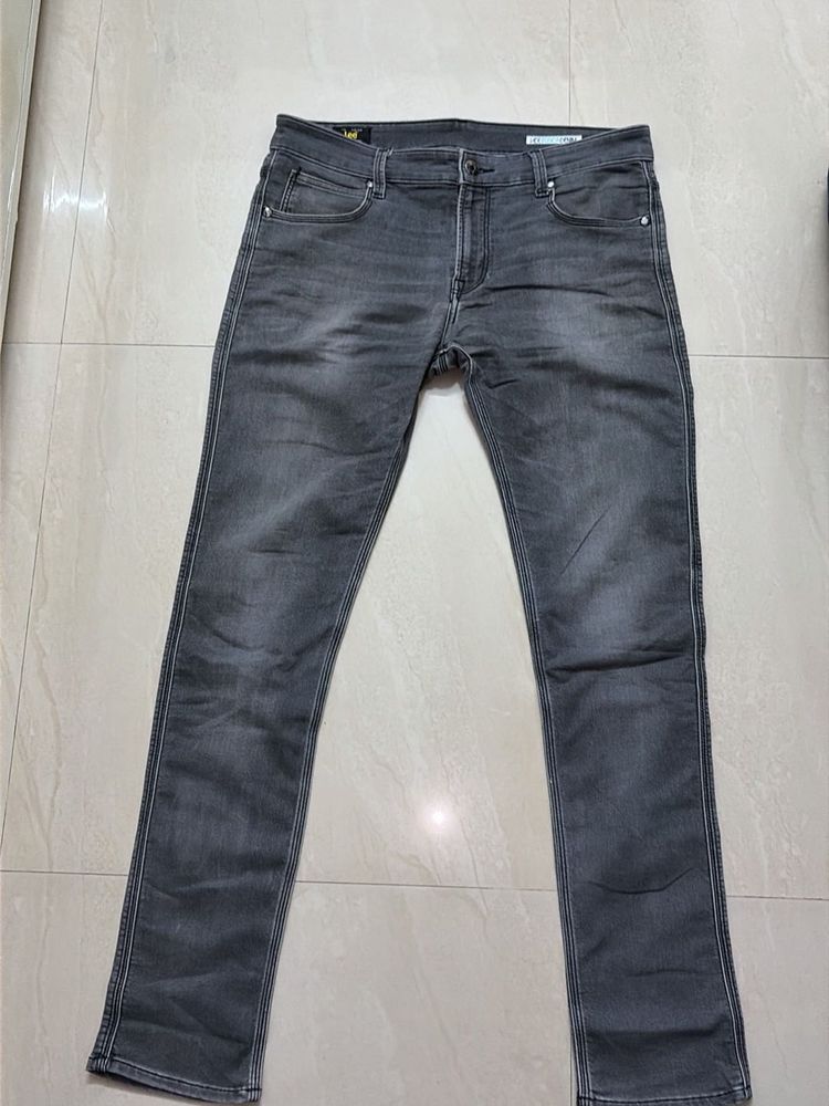 Lee Slim Fit Grey Jeans W36 L33 – Premium