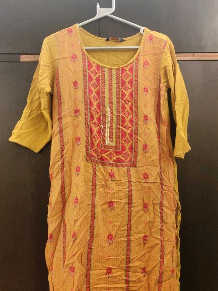 Yellow Kurta