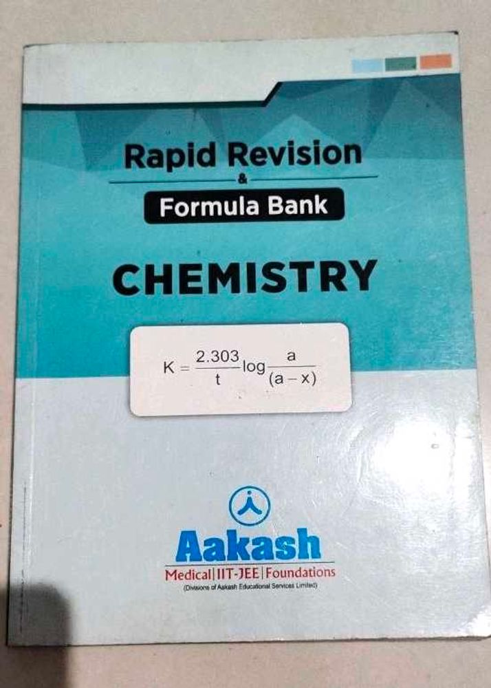 Rapid revision And Formula Bank Of Chemistry