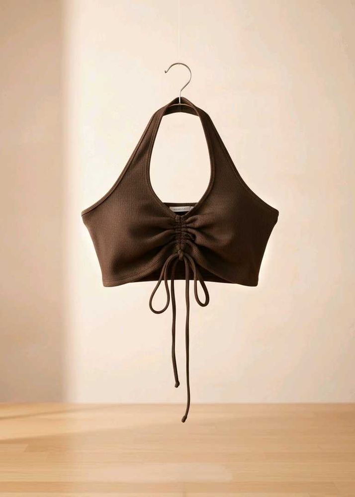 Brown Halter Top