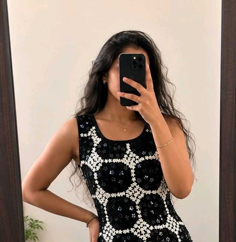Y2K Beaded Top