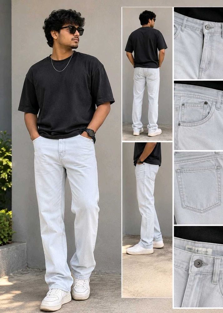 MAX Men's Light blue Regular Fit Jeans – Waist 36