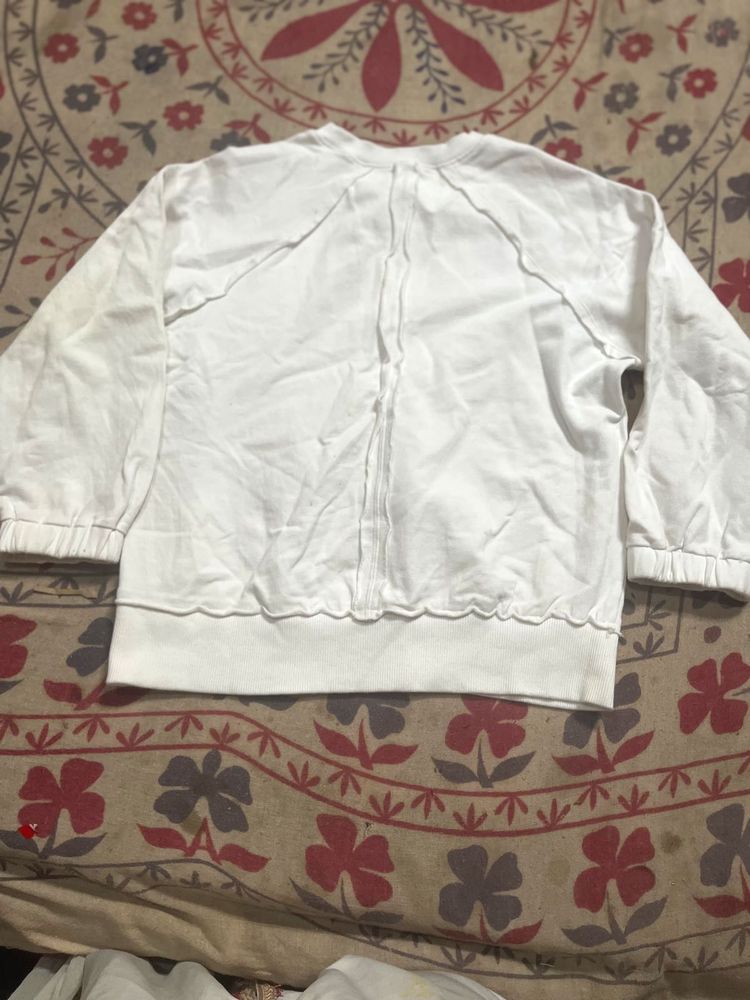 White Crewneck Sweatshirt