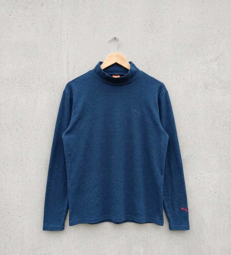 Puma Mock Neck Long Sleeve Top