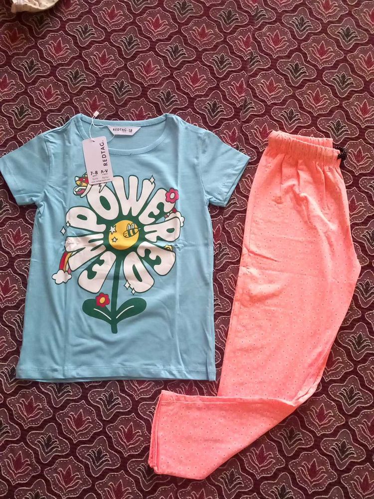 Cute Power Flower Kids Outfit