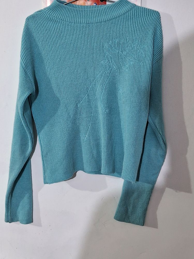 Blue Colour Sweater
