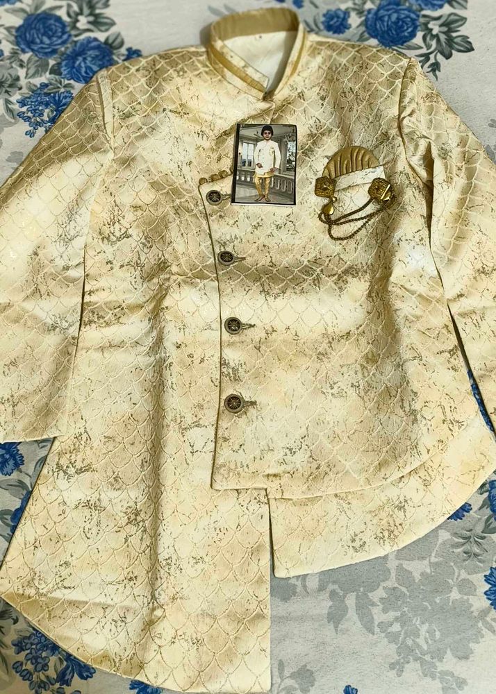 Premium Wedding Sherwani Set 🔥 Full Outfit ✅