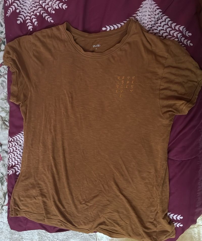 Zudio Comfortable Unisez Oversized tshirt