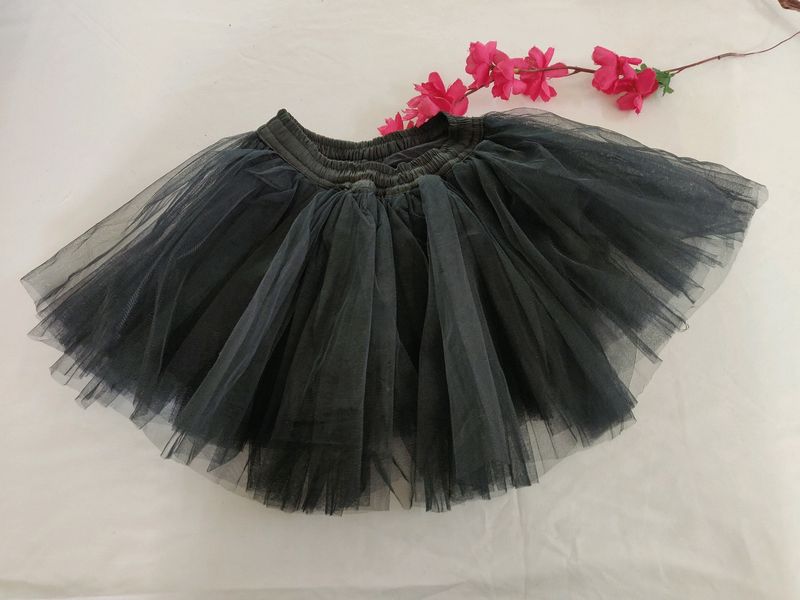 Black Net Skirt (Toddler)