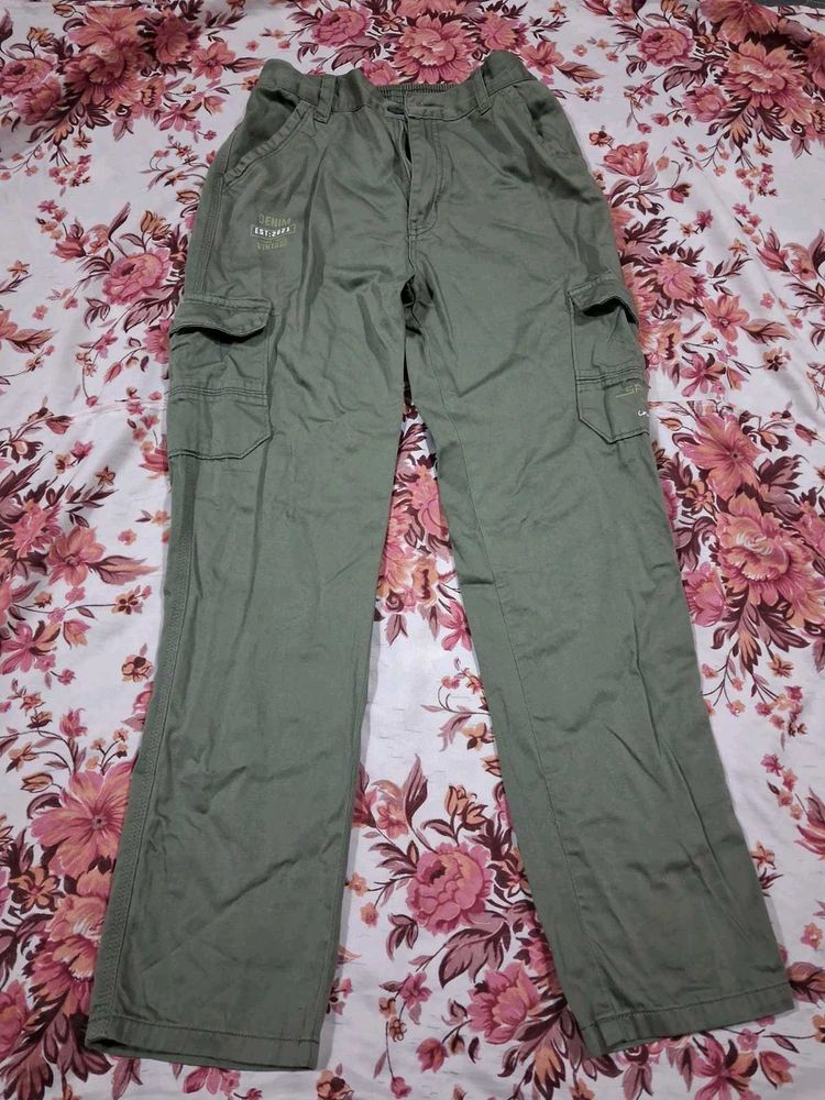 Olive Green Cargo Pants
