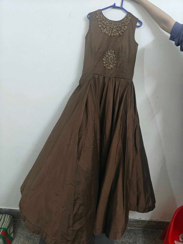 Beautiful Brown Ethnic Gown