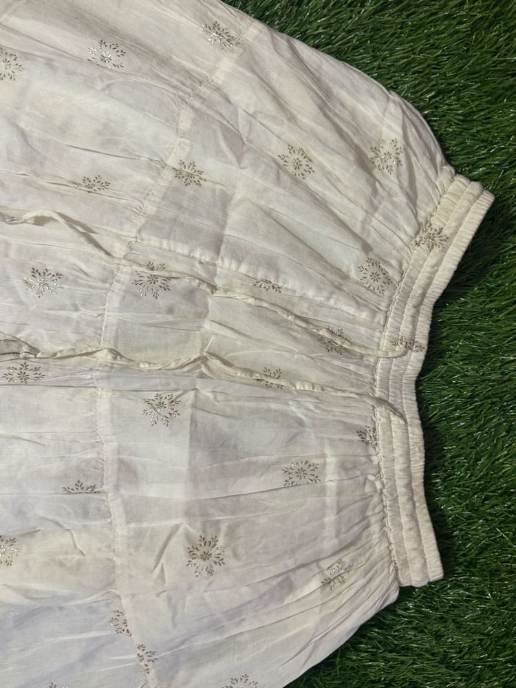 Long Skirt With Kurti Set