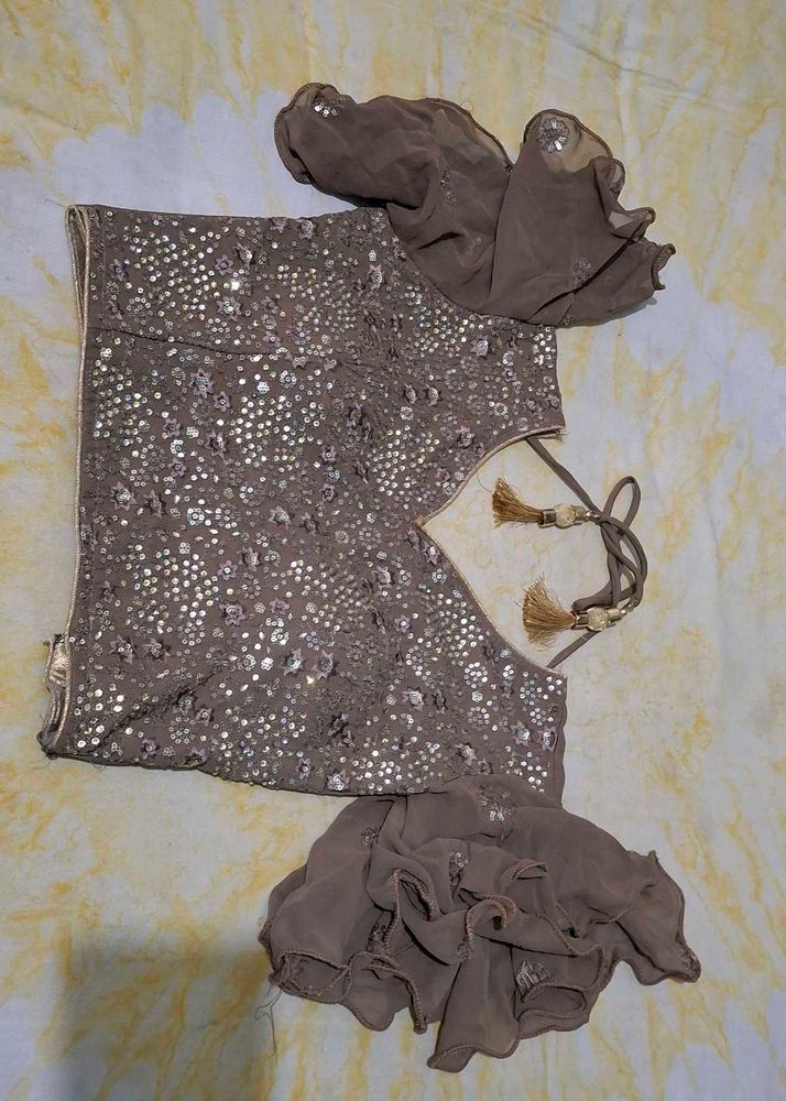 Sequin Blouse Sharara set