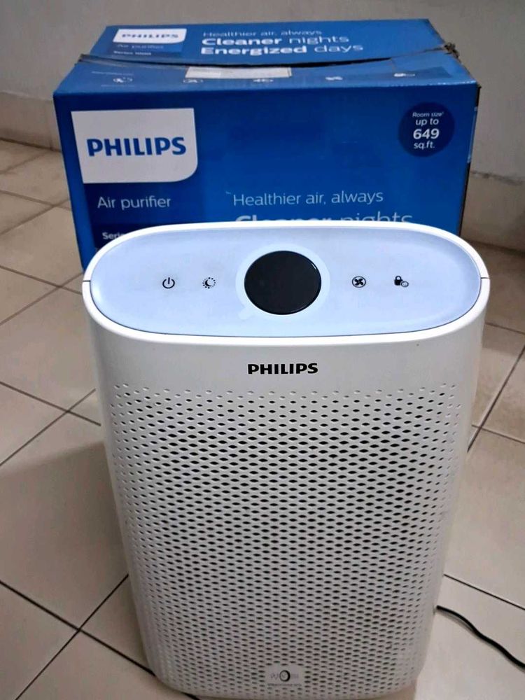 Philips Air Purifier 650 sq ft White 1000Series