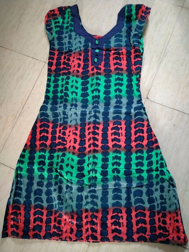 Ethnic Rainbo Colour Kurti