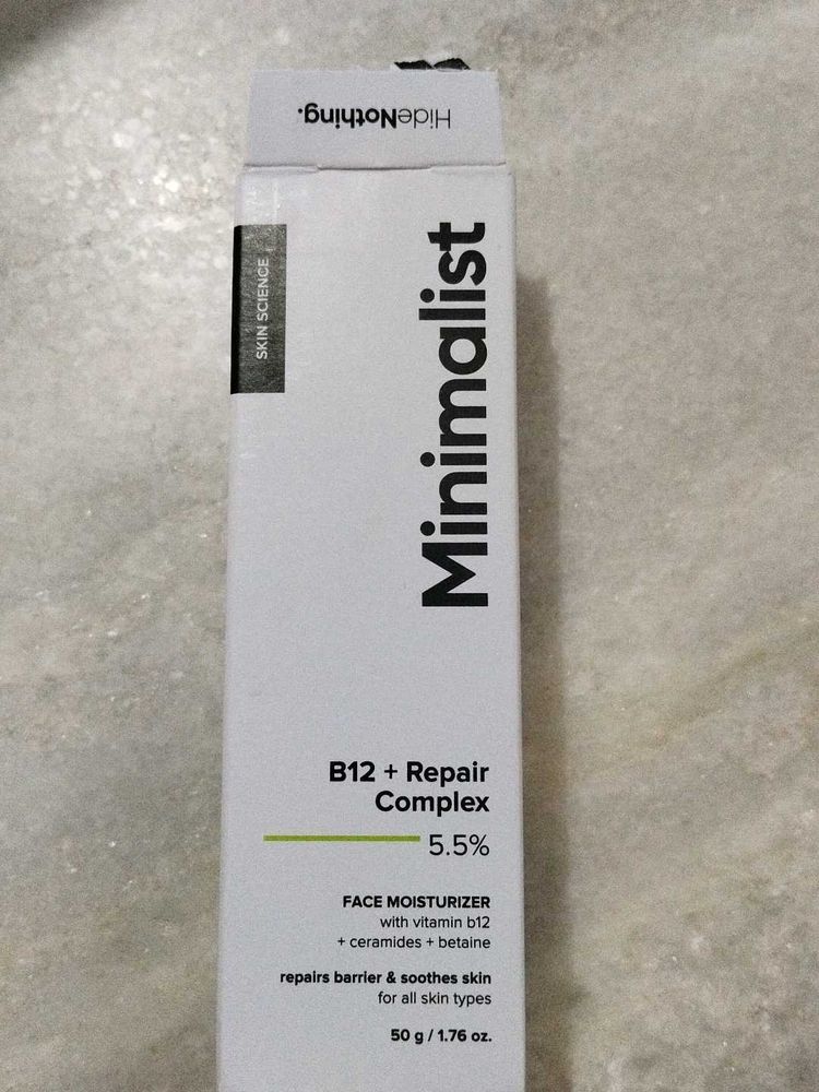 Minimalist B12 + Repair Complex Moisturizer