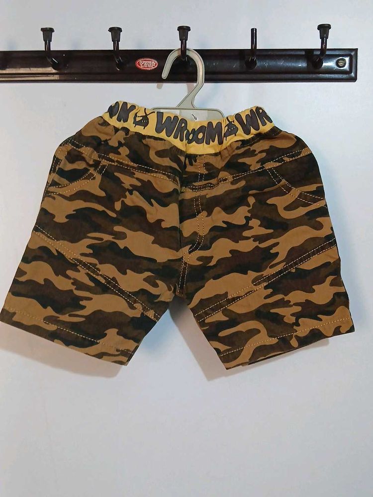 Kids Camouflage Shorts