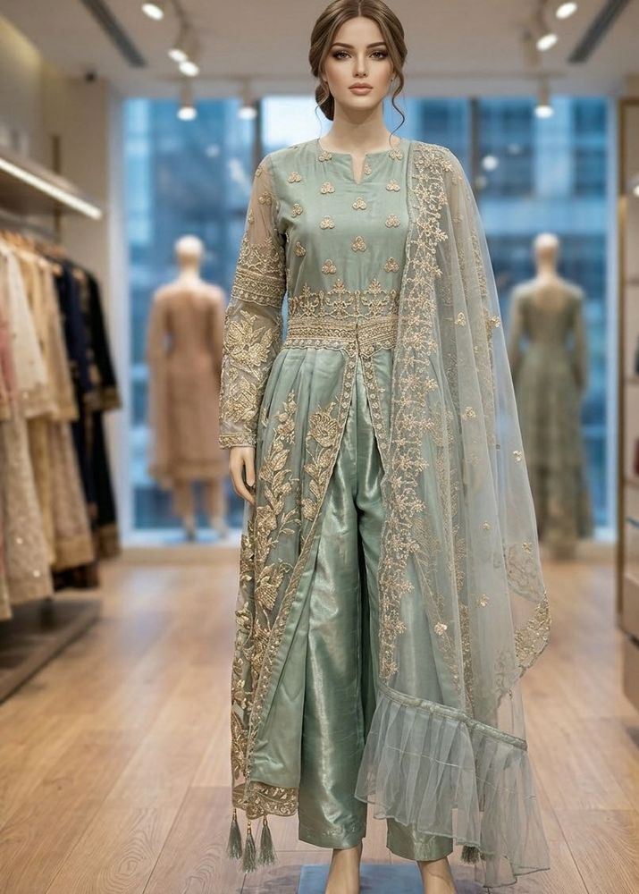 🌸Elegant Embroidered Kurta Set