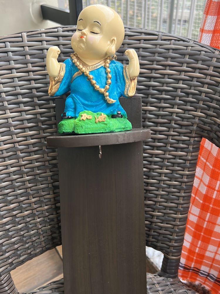 Laughing Buddha Key Hanger Wall Decor