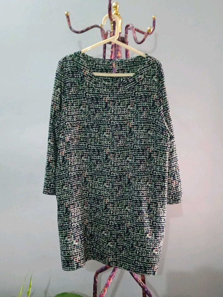 Patterned Casual Dress