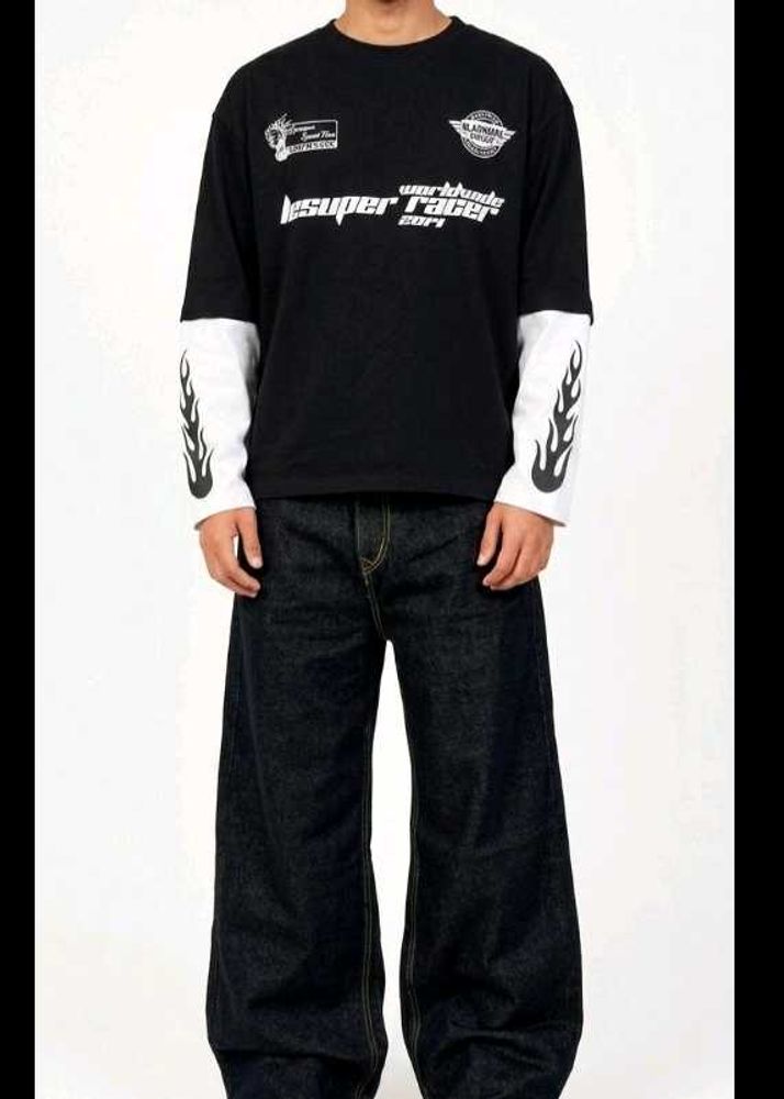 Cropped Racing Tshirt