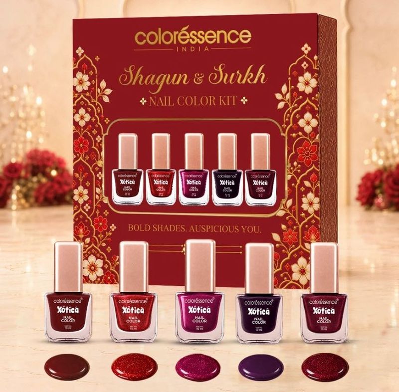 Coloressence Nail Color Kit - Shagun &amp; Surkh