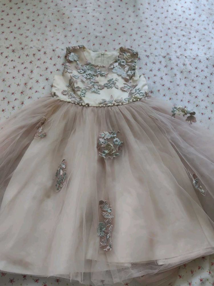 Girls Floral Party Dress