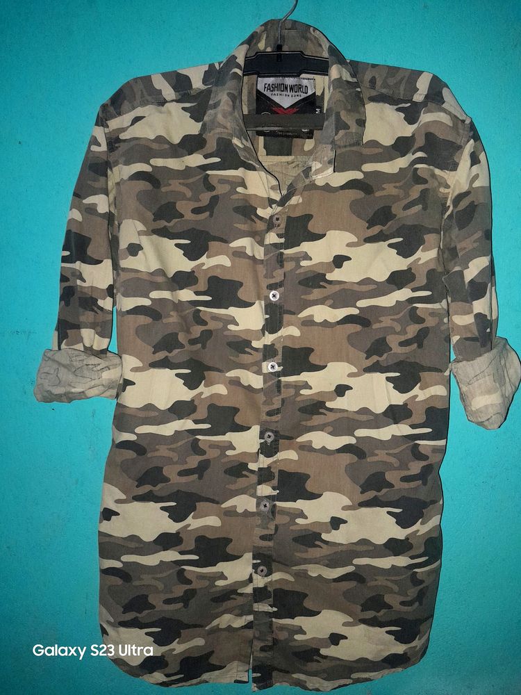 Army Fashion Full Sleeve Shirt