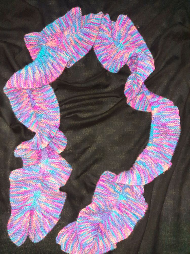 KNITTED WINTER SCARF