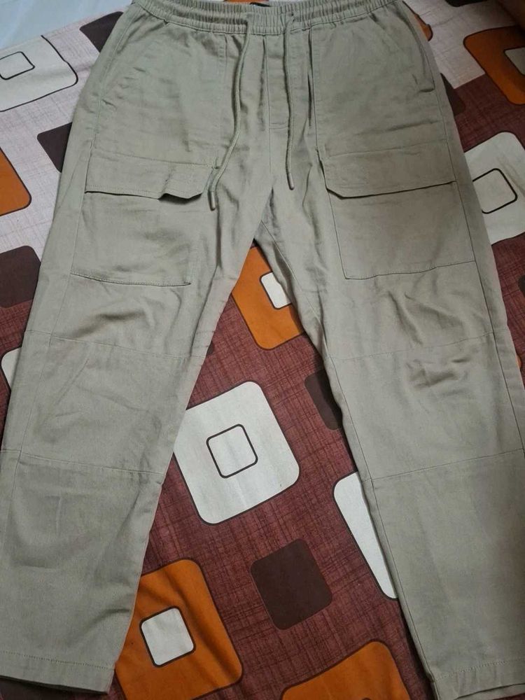 Casual Khaki Cargo Pants