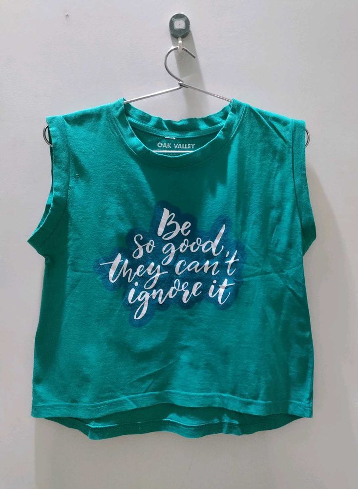 Boxy Fit Crop Top