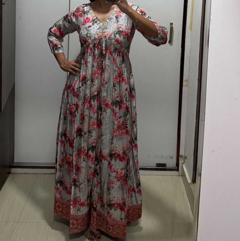 Beautiful Floral Ethnic Gown