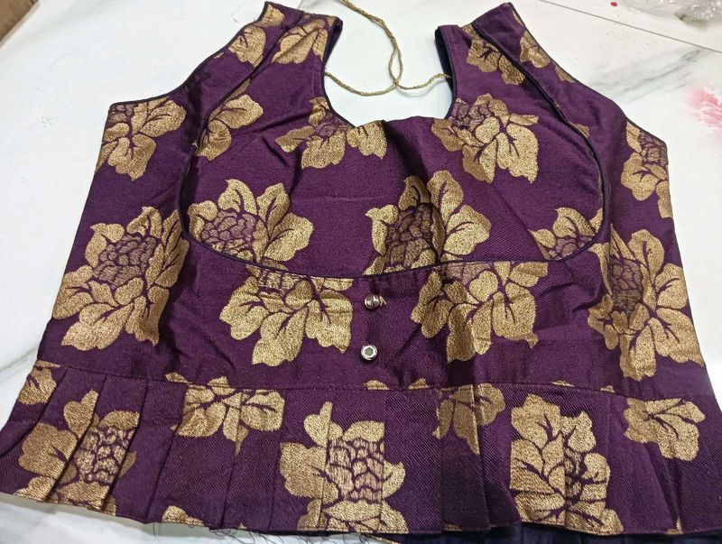 Floral Purple Blouse