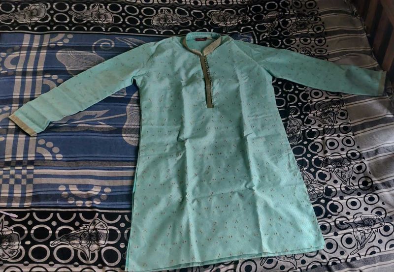 Men's Light Blue Kurta