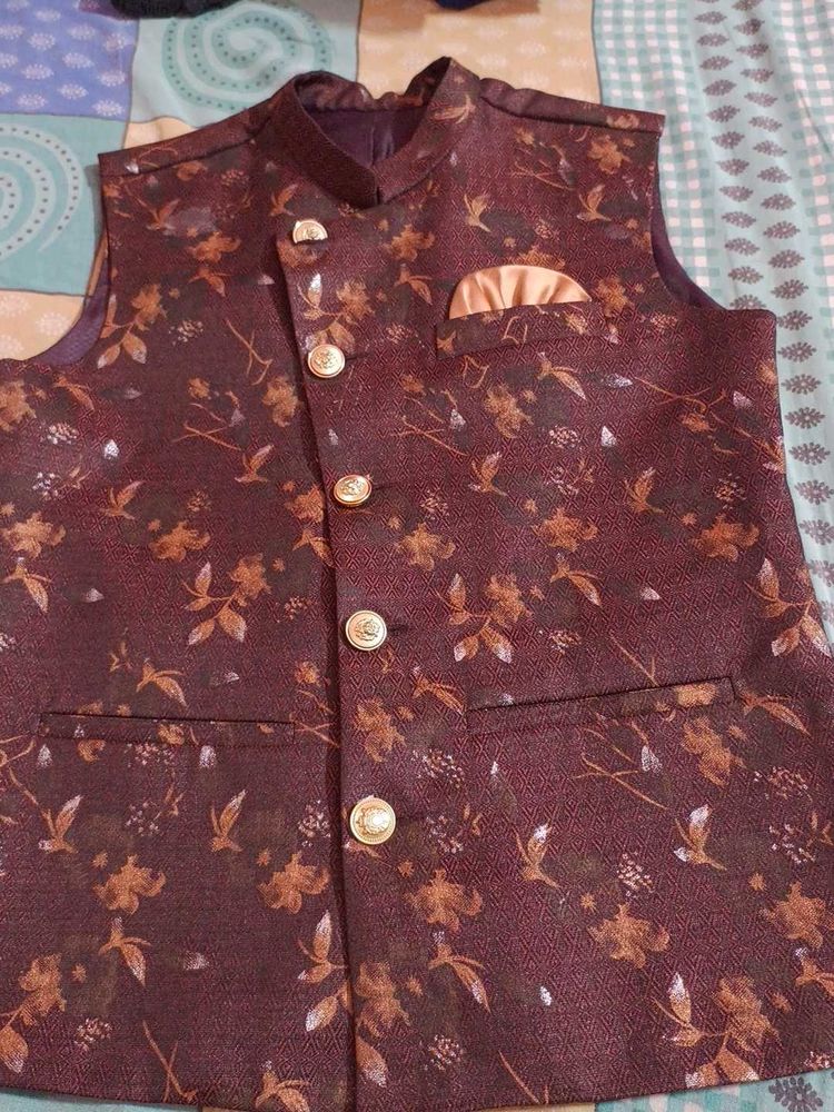 Floral Print Waistcoat