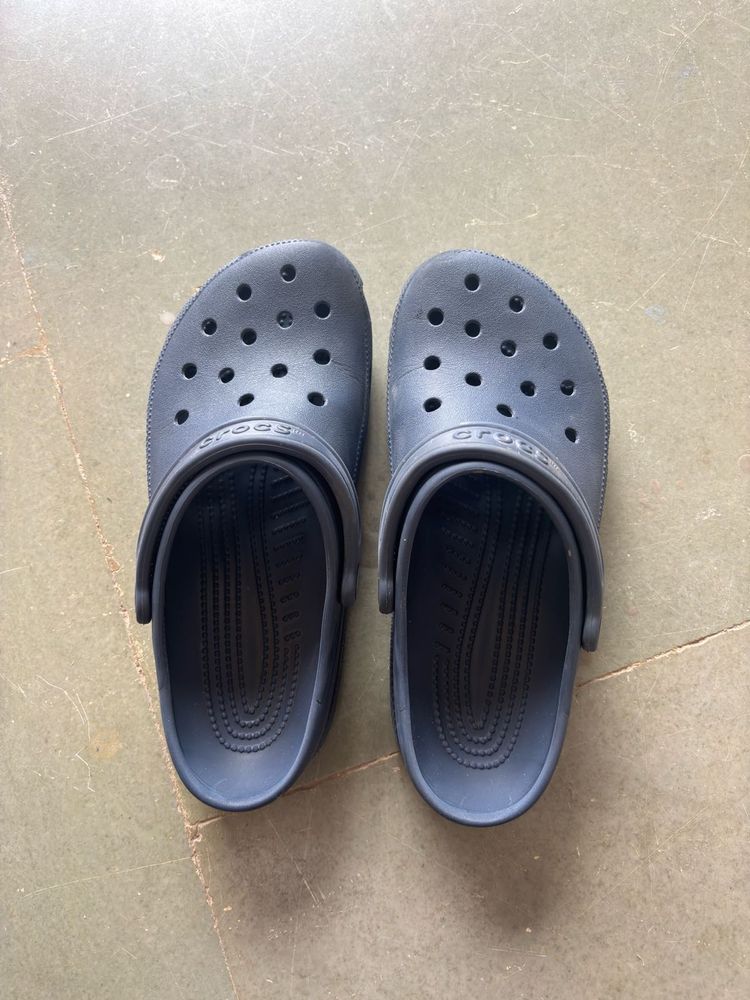 Navy Blue Crocs Clogs