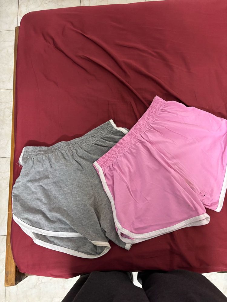 2 Pairs of Women's Dolphin Shorts