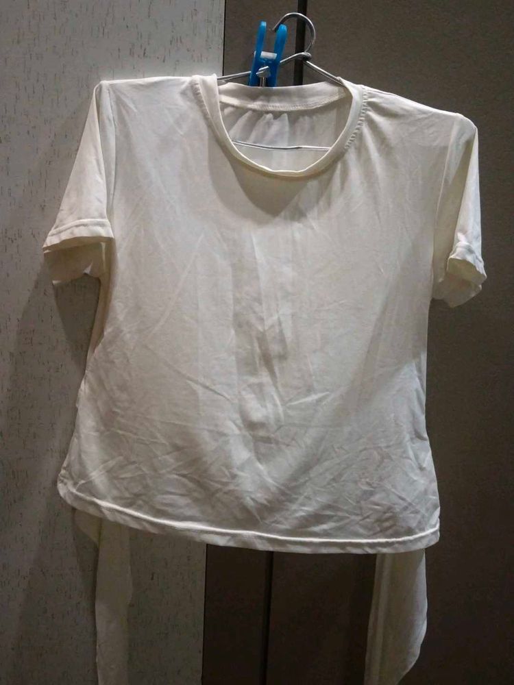 White Top with back tieup