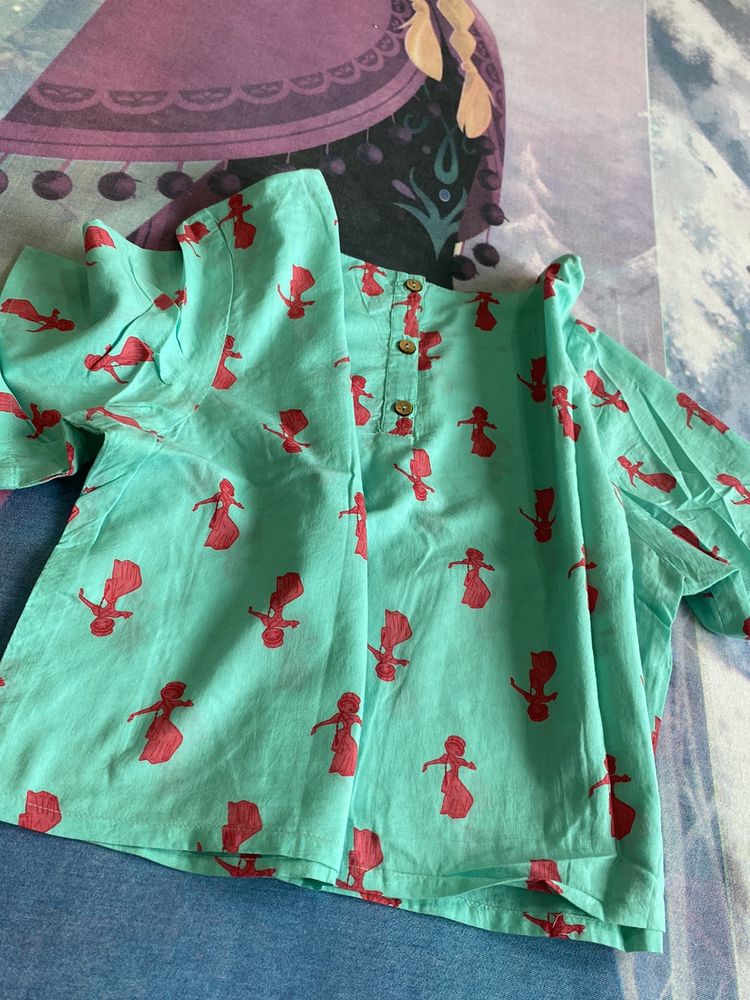 Crop Top Over Size -XXL